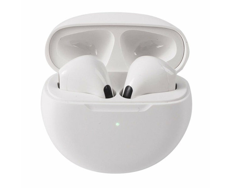 Smartphone Compatible Wireless Earbuds with Charging Case White Carousel 3