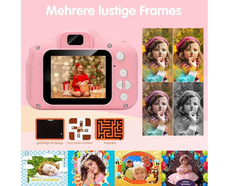 Kids Camera - Kids Camera Built-in 32gb Sd Card Usb Carousel 5