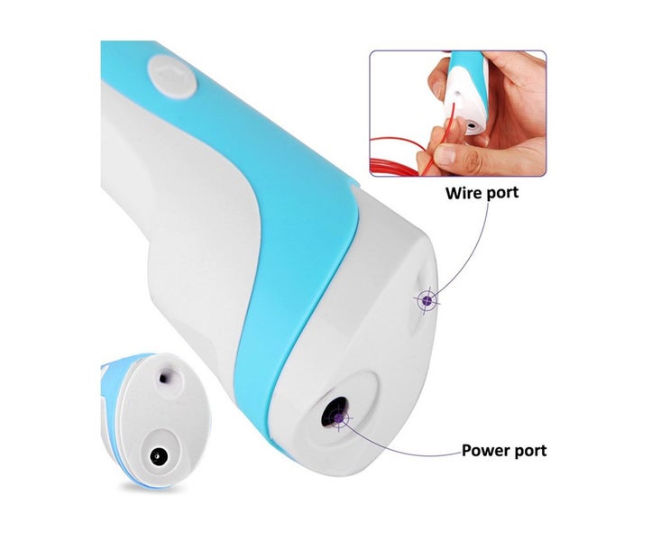 8Ware 3D Printing Pen - Blue Carousel 3