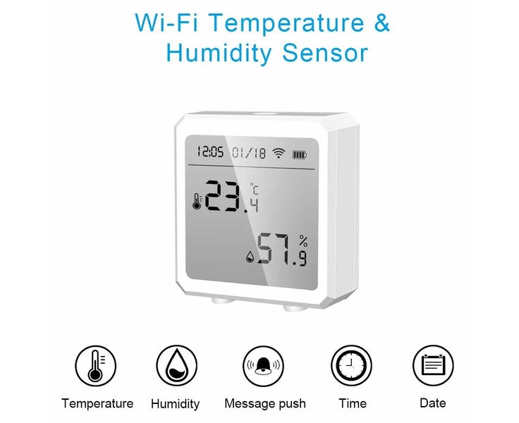 Battery Operated Indoor Temperature and Humidity Sensor Carousel 10