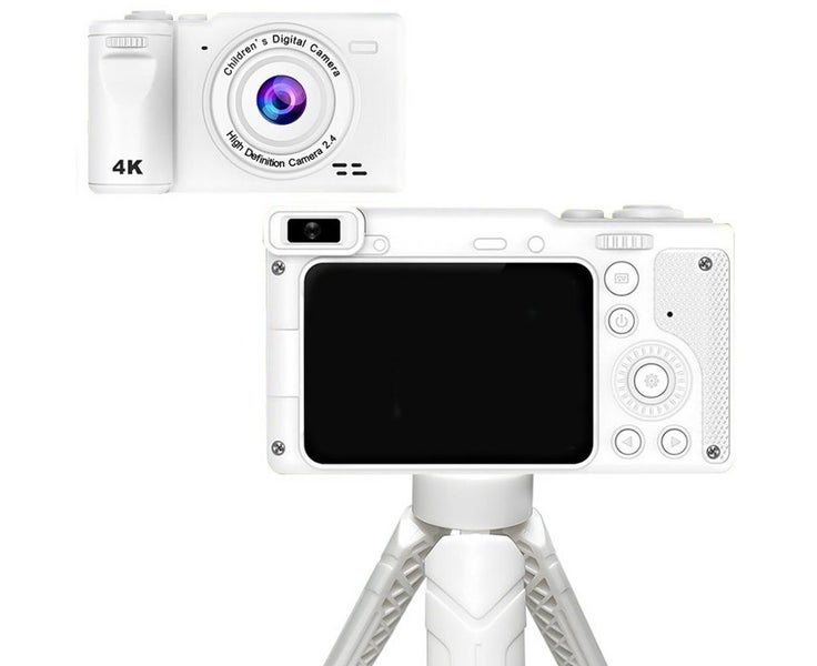 Fashion Digital Camera Photography Autofocus with Memory Card USB Port-White Carousel 1