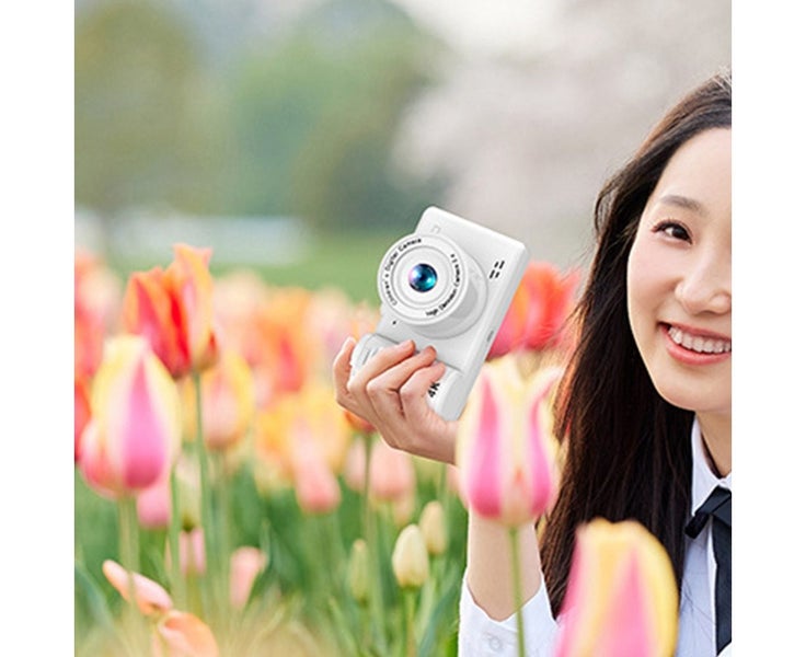 Fashion Digital Camera Photography Autofocus with Memory Card USB Port-White Carousel 2