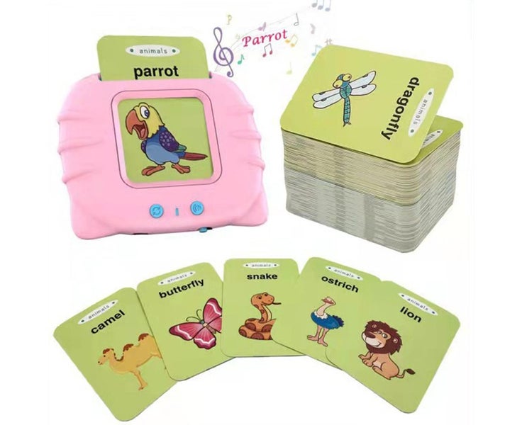 Learning Toys Flash Cards for Toddlers 2-4: 384 Sight Words Kindergarten - Pink Carousel 1