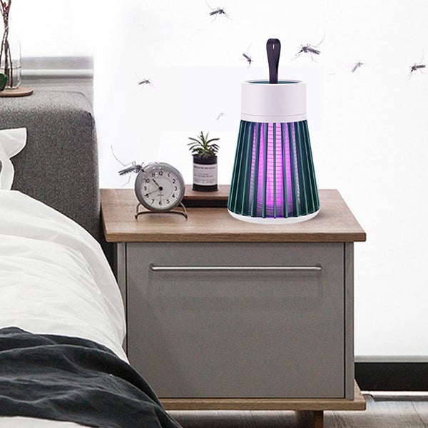 USB Rechargeable Portable Mosquito Lamp Electric Bug Zapper Carousel 11