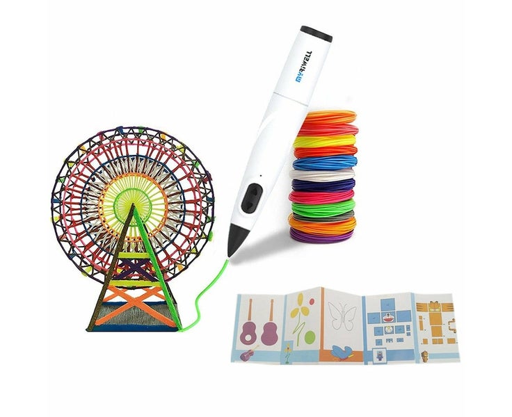 3D Printing Pen with 12 PCL Filaments DIY Crafting Doodle Drawing Kids Gift Carousel 1
