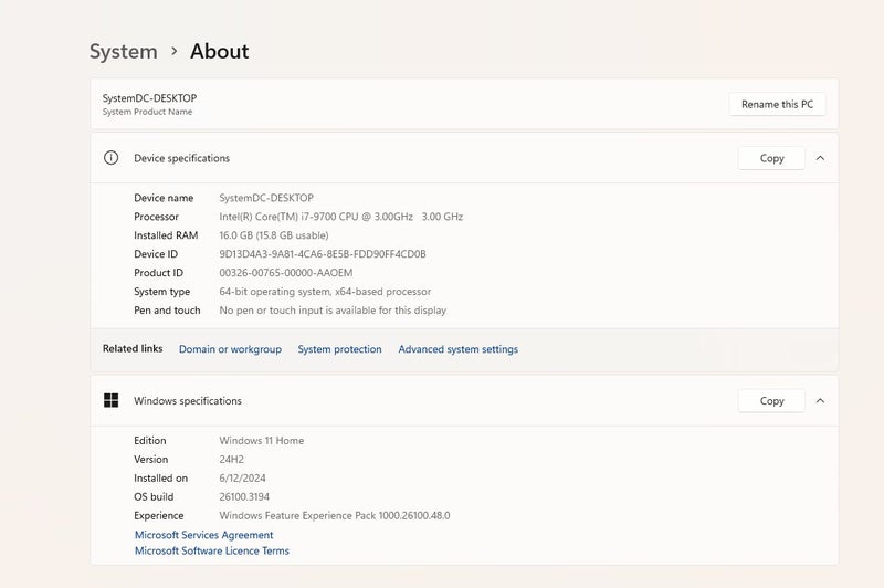 GAMING DESKTOP PC i7 RTX 2060 SUPER 8GB 16GB RAM63951442498050111