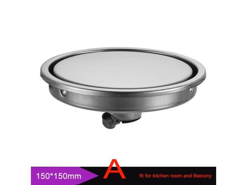 Stainless Steel Floor Shower Kitchen Bathroom Drain Accessories Carousel 1