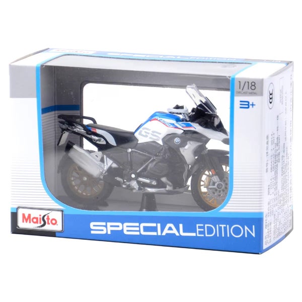 1:18 BMW R1250 GS Static Die Cast Vehicles Collectible Motorcycle Model Toys Carousel 3