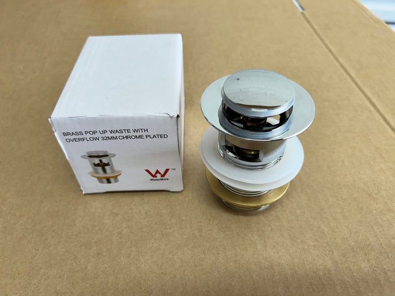 32mm Popup Waste with overflow Carousel 1