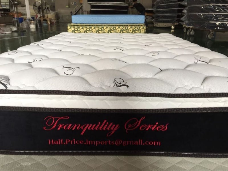 King Single Platform Bed Frame + 25cm Innerspring Pillowtop Mattress Carousel 3