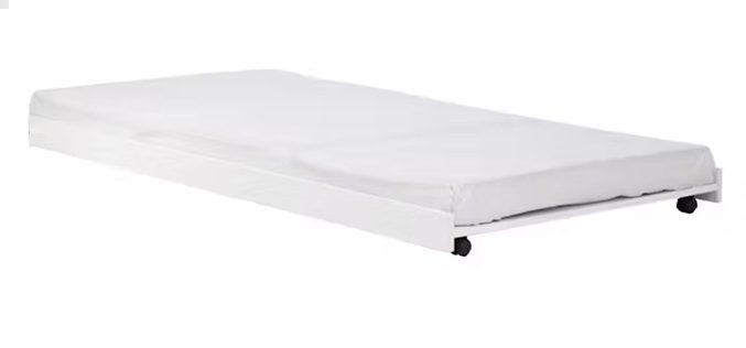 ZARA Single trundler White Colour without mattress Carousel 1