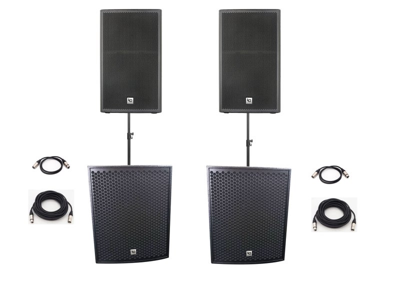 Lowi Powered CK18 800w Sub + LA-15X 500w Speaker PA system Package (A7) Carousel 1