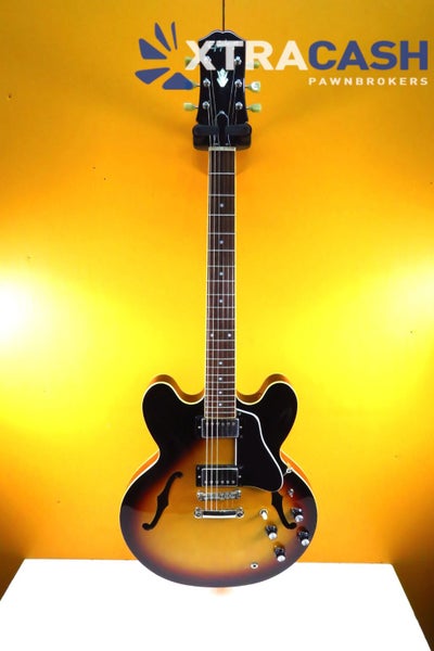 EPIPHONE BY GIBSON - ES335 Vintage Sunburst Semi-hollow Electric Guitar in Case Carousel 1