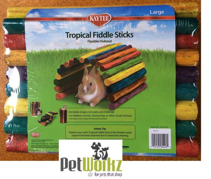 KAYTEE TROPICAL FIDDLE STICKS FLEXIBLE HIDEOUT LARGE Carousel 4