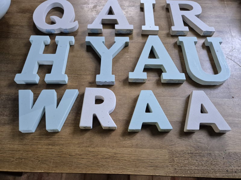 Home decor wooden letters Carousel 2