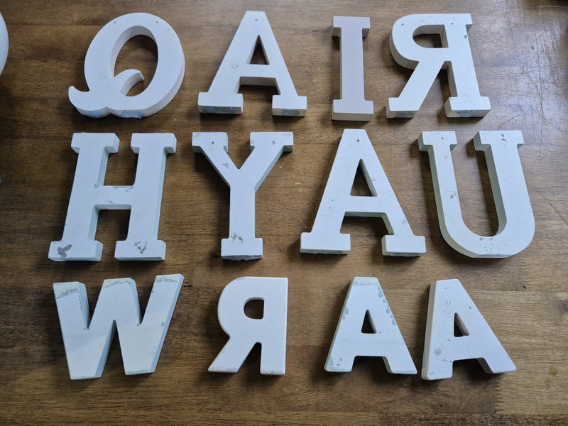 Home decor wooden letters Carousel 3