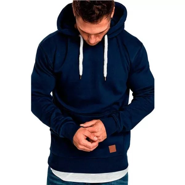 Covrlge Mens Sweatshirt Long Sleeve Autumn Spring Casual Hoodies Top Boy Blouse Carousel 1