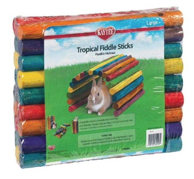 KAYTEE TROPICAL FIDDLE STICKS FLEXIBLE HIDEOUT LARGE Carousel 1