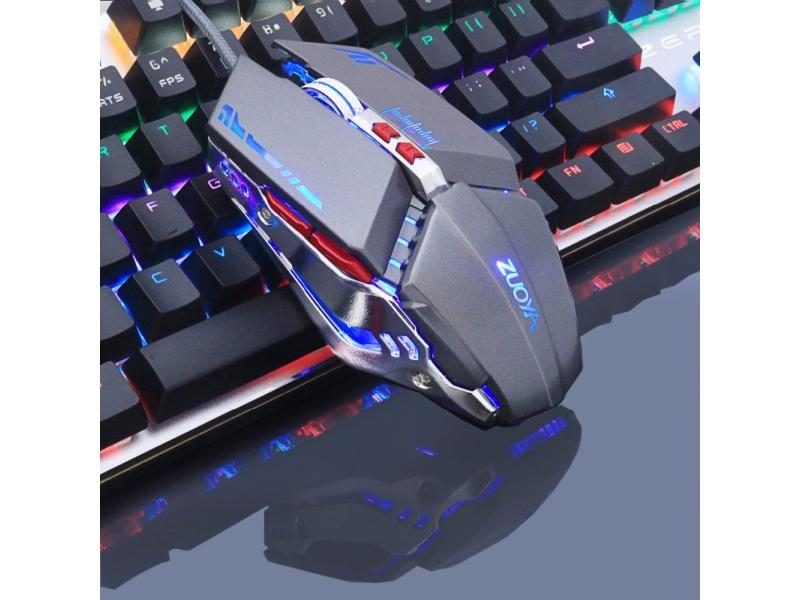 ZUOYA Professional Gamer Gaming Mouse 8D 3200DPI Adjustable Wired Optical LED Carousel 2