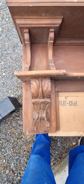 Old timber fireplace surround. Carousel 2