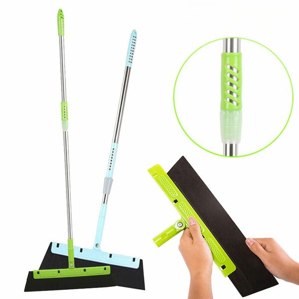 Magic Sweeper Rubber Connector Dust Bathroom Rotate Hair Tool Wiper Broom Carousel 1