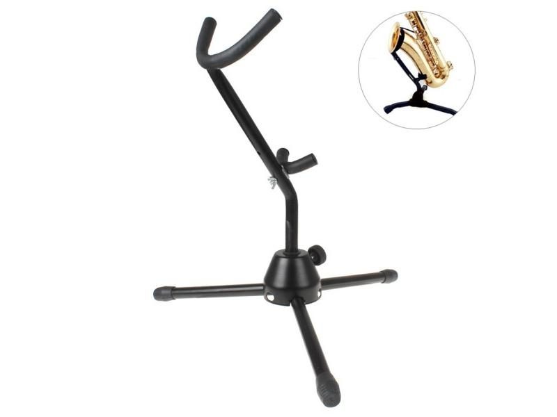 Foldable Portable Alto Tenor Saxophone Stand Sax Tripod Holder Instrument Carousel 1