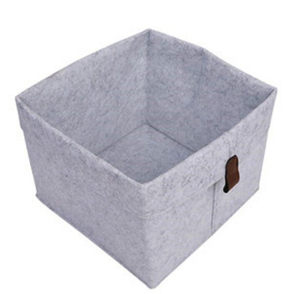 Organizer Laundry Bag Shelf Box Closet Toy Hamper Perfect Felt Storage Basket Carousel 12