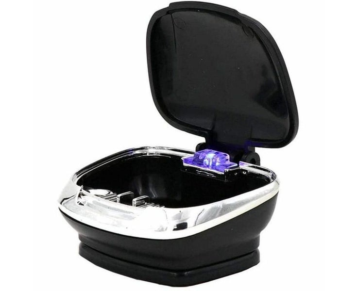 Mini Car Ashtray - Removable Waterproof Flame-Retardant Black Carousel 1