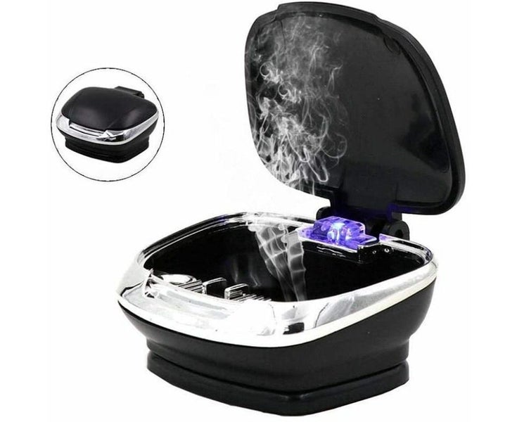 Mini Car Ashtray - Removable Waterproof Flame-Retardant Black Carousel 2