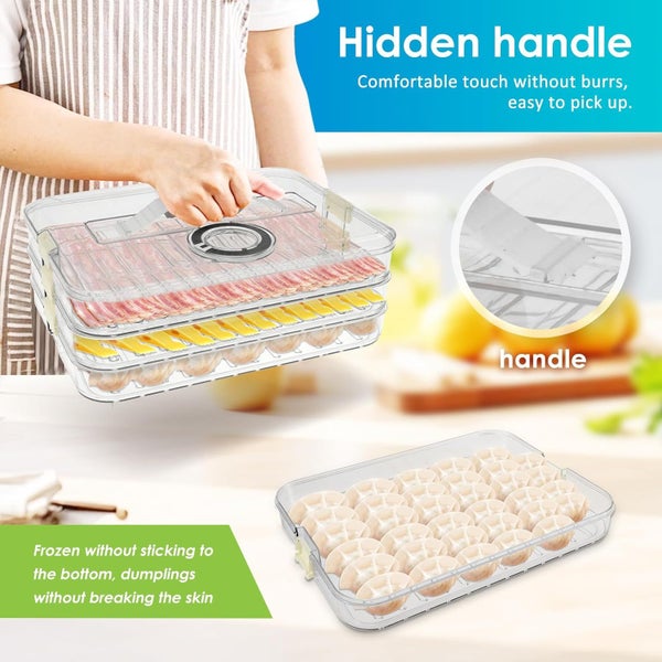 meat containers Meat Fridge Storage Containers 3 Layer Bacon Storage Cont Carousel 7