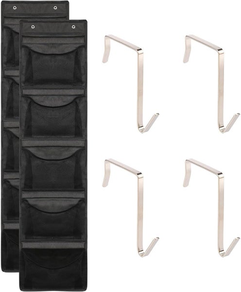 Over the Door Organizer Storage with 5 Pockets Stuffed Animal Storage Door Han Carousel 1