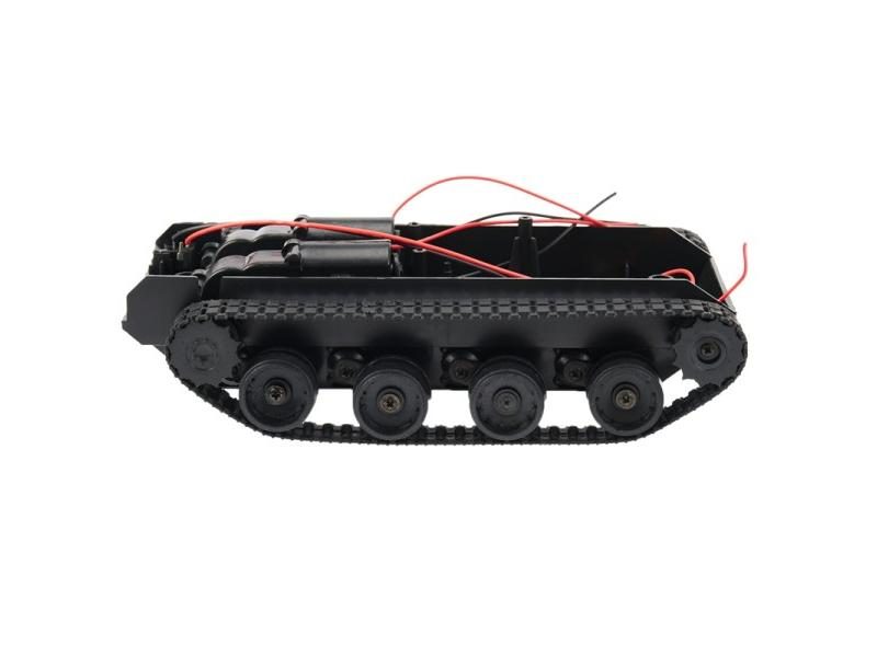 Rc Tank Chassis Kit With Arduino 130 Motor Rubber Track For Kids' DIY Robot Carousel 2
