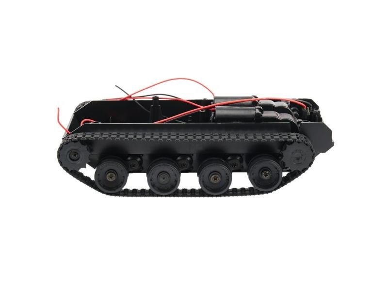 Rc Tank Chassis Kit With Arduino 130 Motor Rubber Track For Kids' DIY Robot Carousel 1