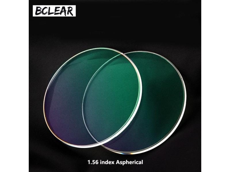 BCLEAR 1.56 Aspheric Prescription Lenses Hmc UV TCM Optical Lens Diopter Myopia Carousel 1