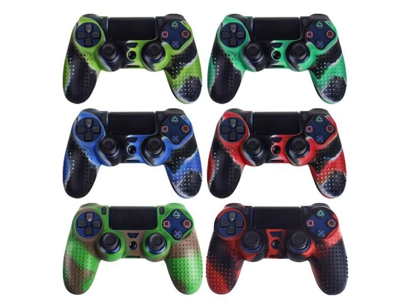 Data Frog Anti-slip Silicone Cover For SONY PS4 Controller/Rubber Case For PS4 Carousel 1