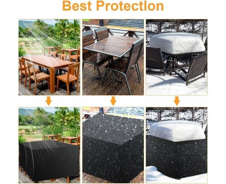 Furniture Cover, 420D Oxford, Waterproof, UV Resistant (180 * 120 * 74cm) Carousel 8