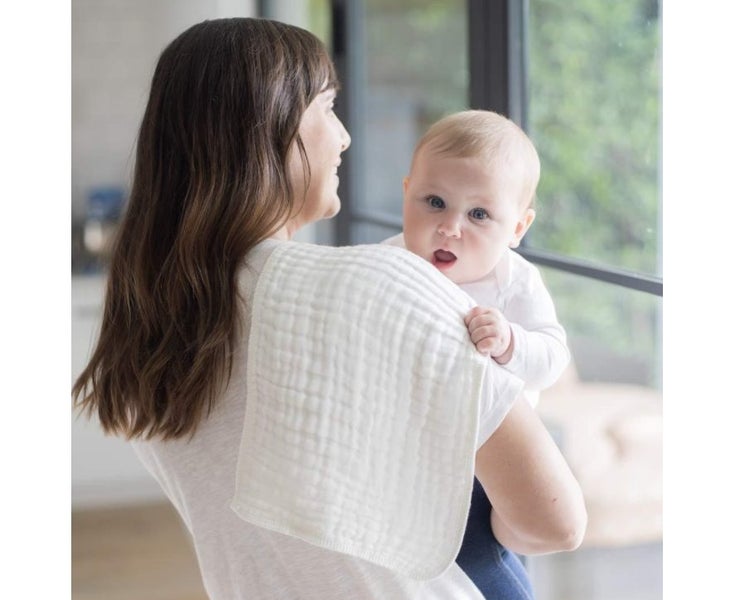 4pcs Muslin Burp Cloths Large 100% Cotton 6 Layers 30*60cm Carousel 2