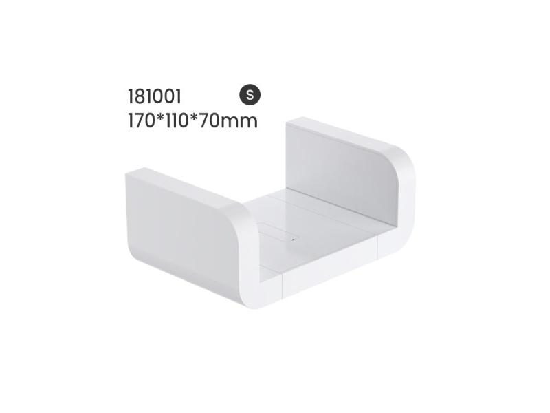 Storage Rack Shelf For Bathroom Kitchen Seasoning Debris Shower Rack White Carousel 1