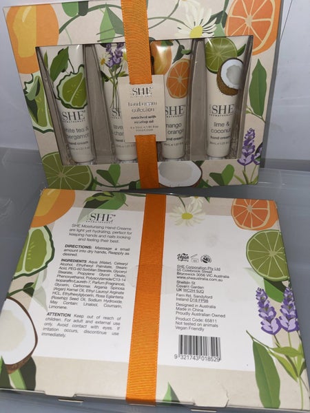 SHE hand cream colletion enriched with rosehip oil (collection gift pack) US$15 Carousel 4