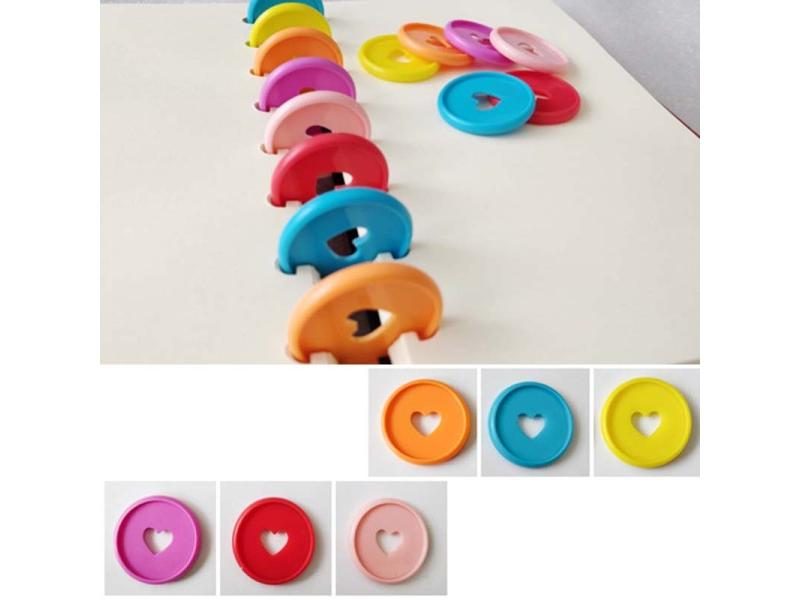30PCS 35mm Mushroom Hole Loose Leaf Ring For DIY Binder Notebook Carousel 2
