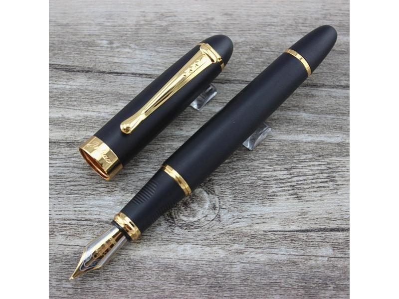 JINHAO X450 FROSTED BLACK AND GOLDEN 0.7mm BROAD NIB FOUNTAIN PEN JINHAO 450 Carousel 2
