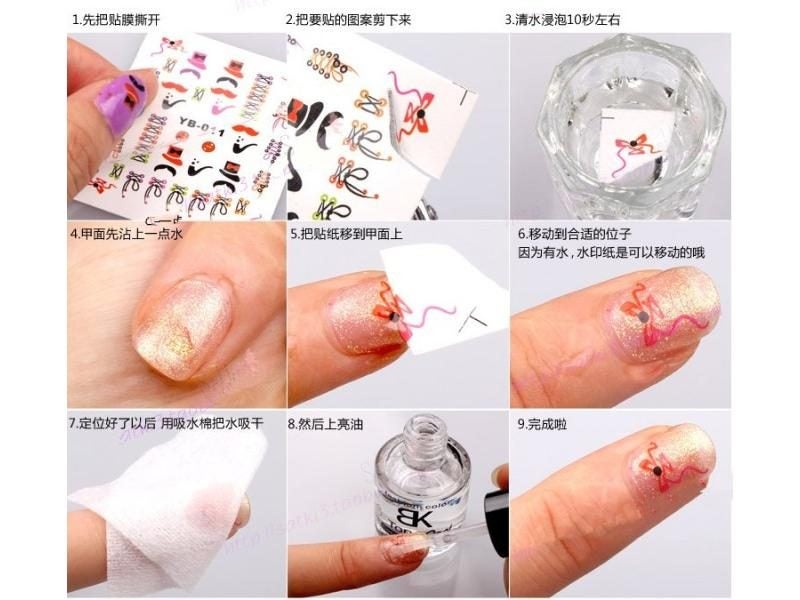 Inkjet Water Slide Decal Transfer Paper A4 Size Nail Decal Transparent Color64180686109313114