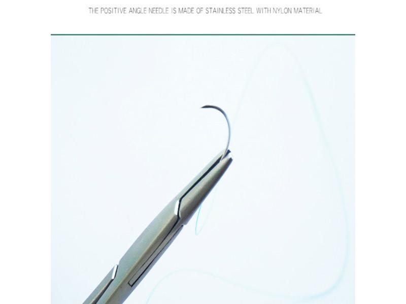 Surgical Synthetic Skin Suture Thread With Needle 12pcs 75cm 4 0 Carousel 1