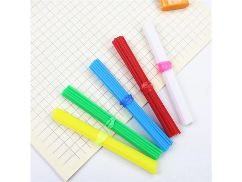 100pcs Colorful Counting Sticks Mathematics Learning Students Counting Rod Kids Carousel 2