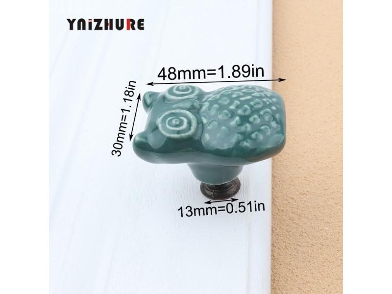 1Pc Vintage Color Multi Designed Ceramic Daroca Cabinet Drawer Knobs Kids Carousel 1