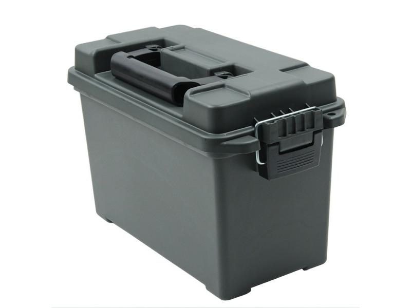 Ammo Box Style Plastic Storage Can Heavy Duty Caliber Bulk Ammo Crate Carousel 2