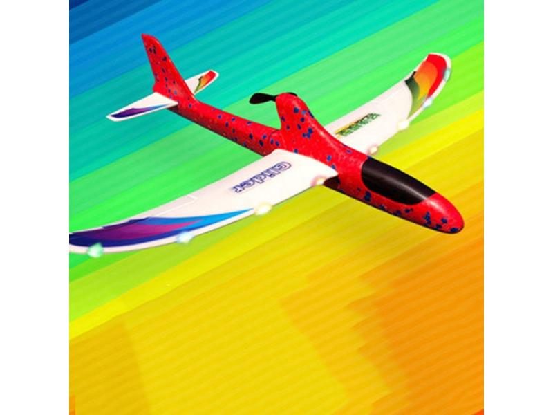 Airplanes Luminous USB Charging Electric Hand Throwing Glider Soft Foam Carousel 1