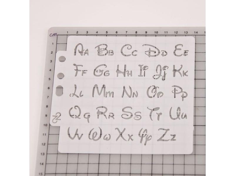 Alphabet Letter Stencils For Painting Scrapbooking DIY Carousel 1