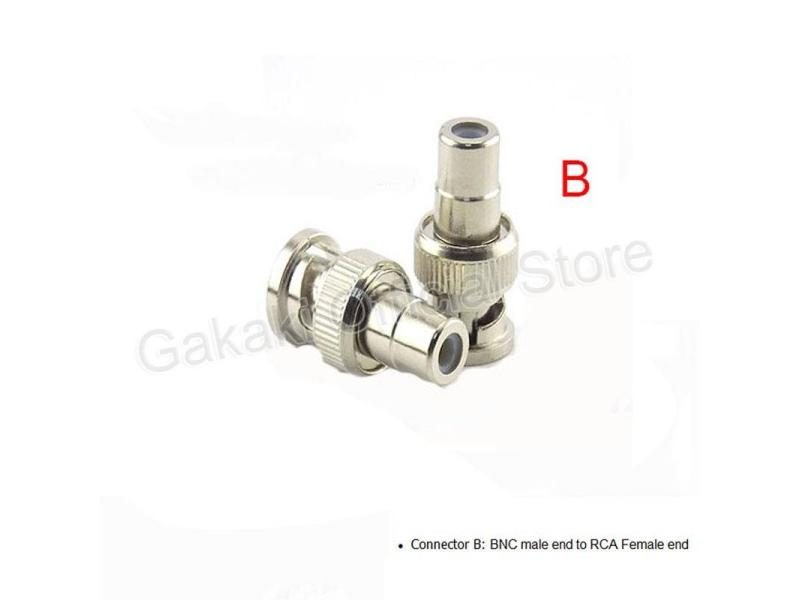 2/5/10Pcs BNC Female Connector To Female BNC Male To Male RCA Female BNC Female Carousel 1