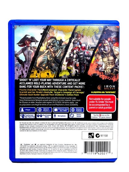 BORDERLANDS 2 (PS Vita) *MINT COMPLETE* Carousel 2